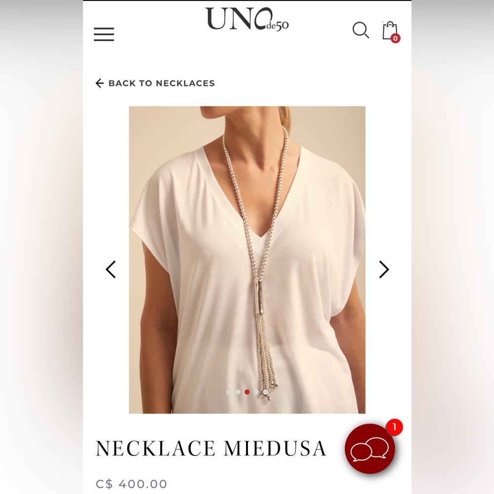 UNOde50 necklace